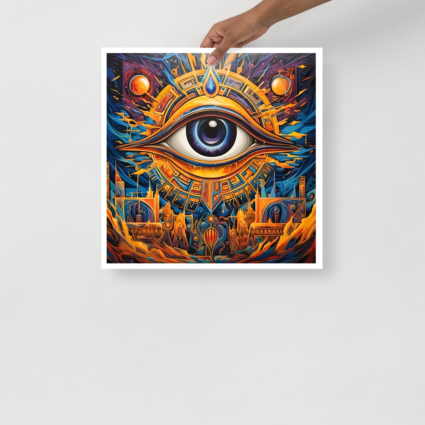 Poster : L'oeil d'Horus, guérison et protection