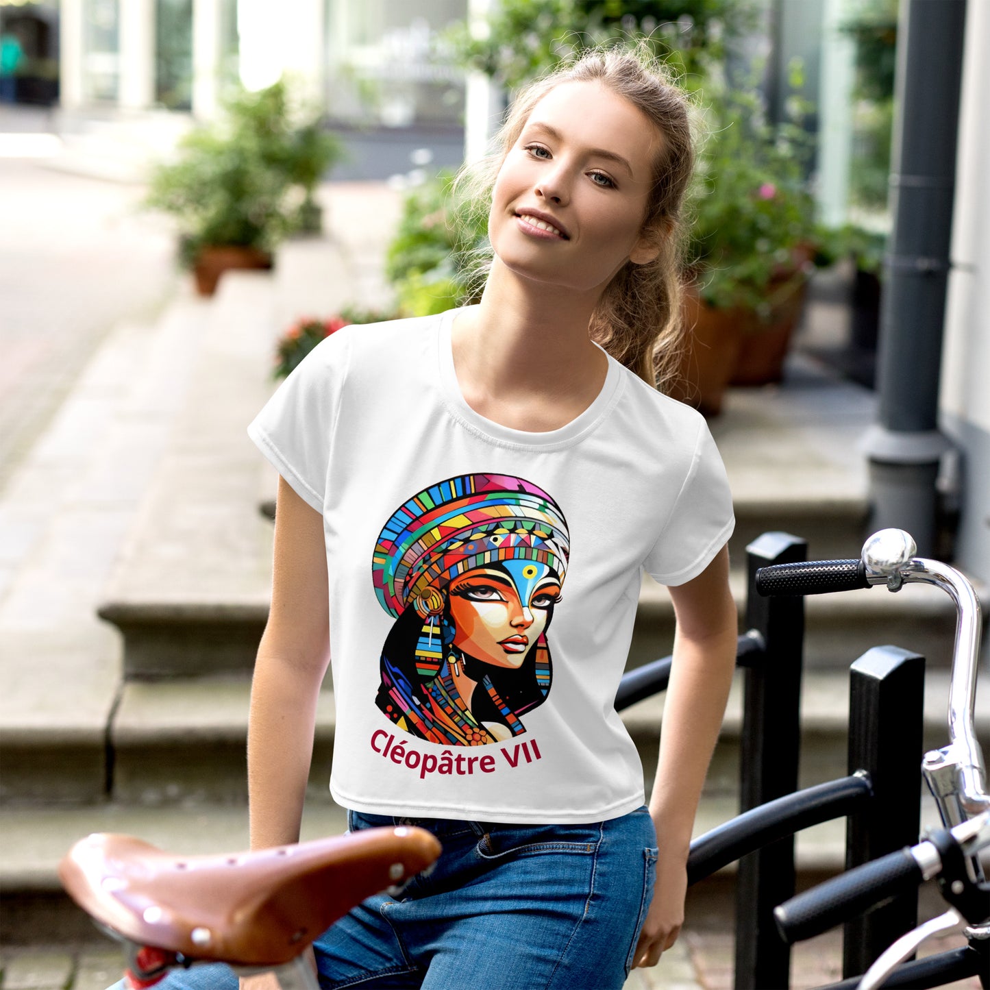 T-shirt Crop-Top : La dernière Reine d'Egypte