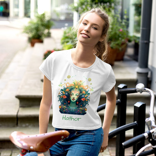 T-shirt Crop-Top : Hathor, déesse de l'amour