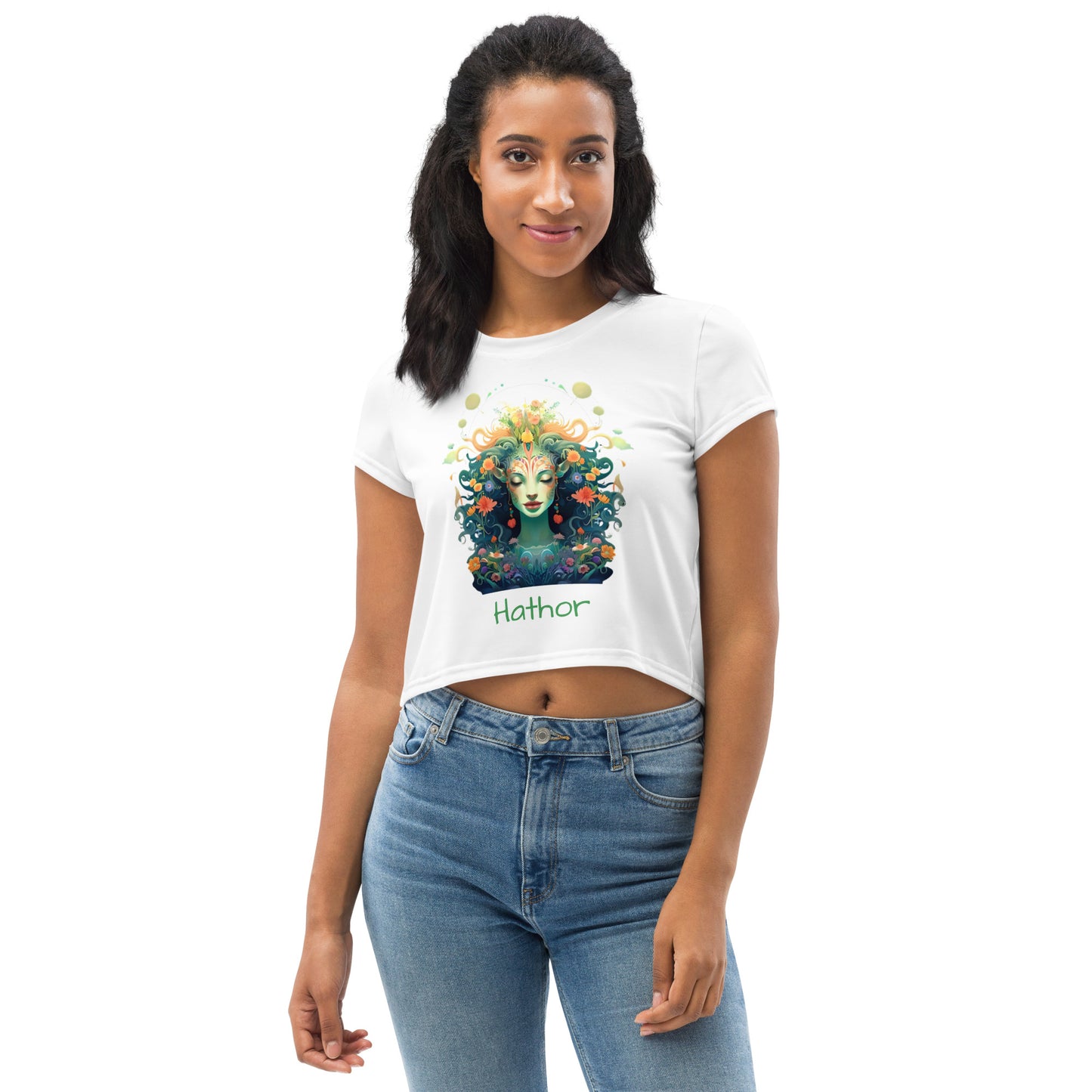 T-shirt Crop-Top : Hathor, déesse de l'amour