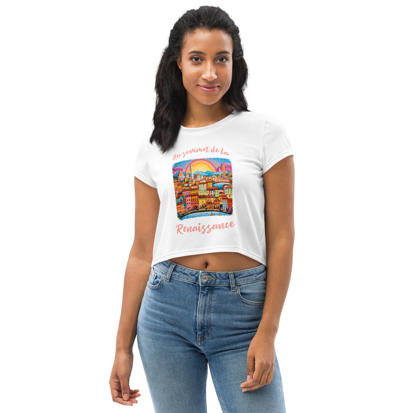 T-shirt Crop-Top : Au sommet de la Renaissance