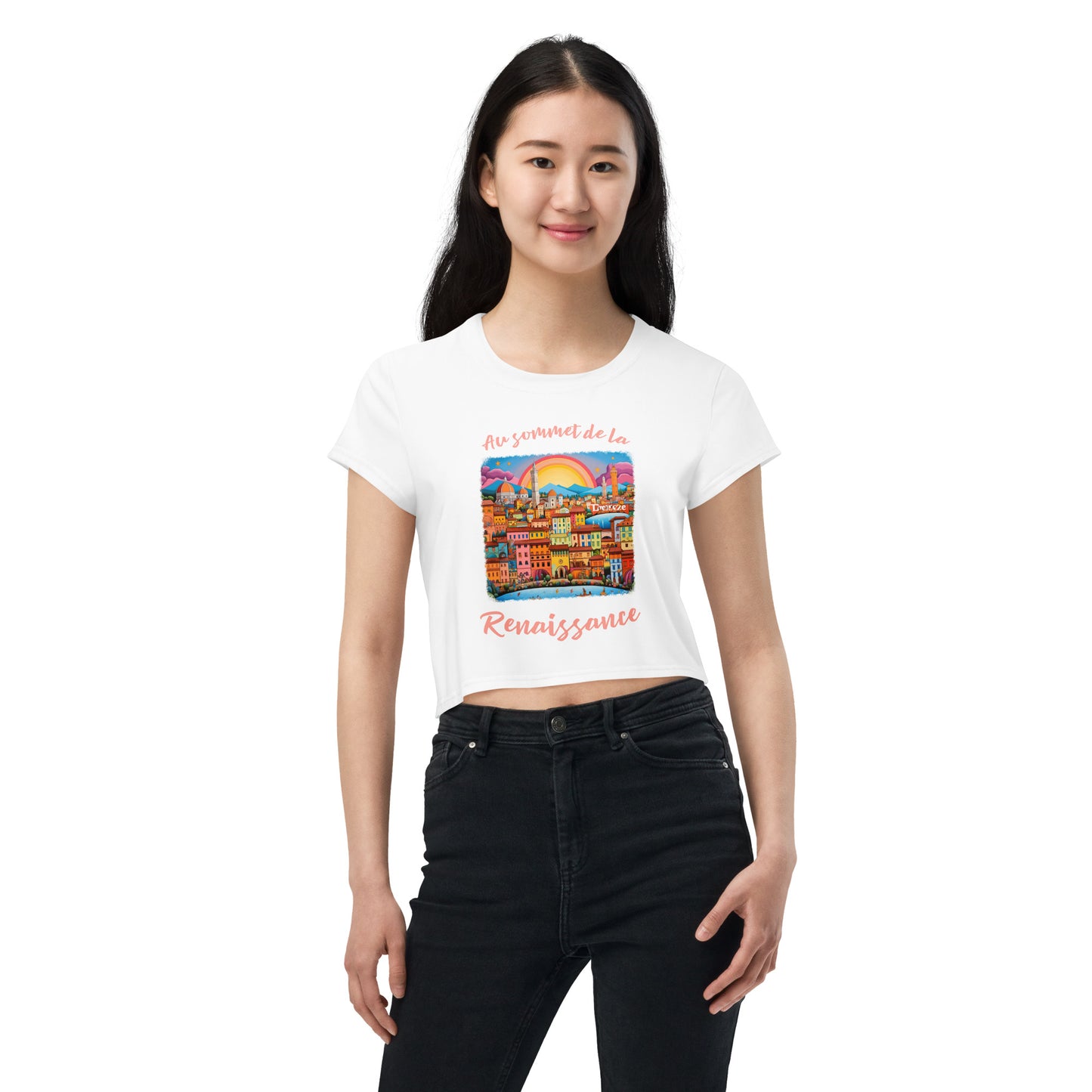 T-shirt Crop-Top : Au sommet de la Renaissance