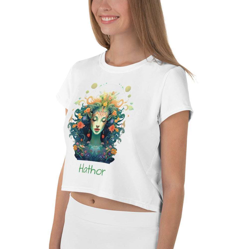 T-shirt Crop-Top : Hathor, déesse de l'amour