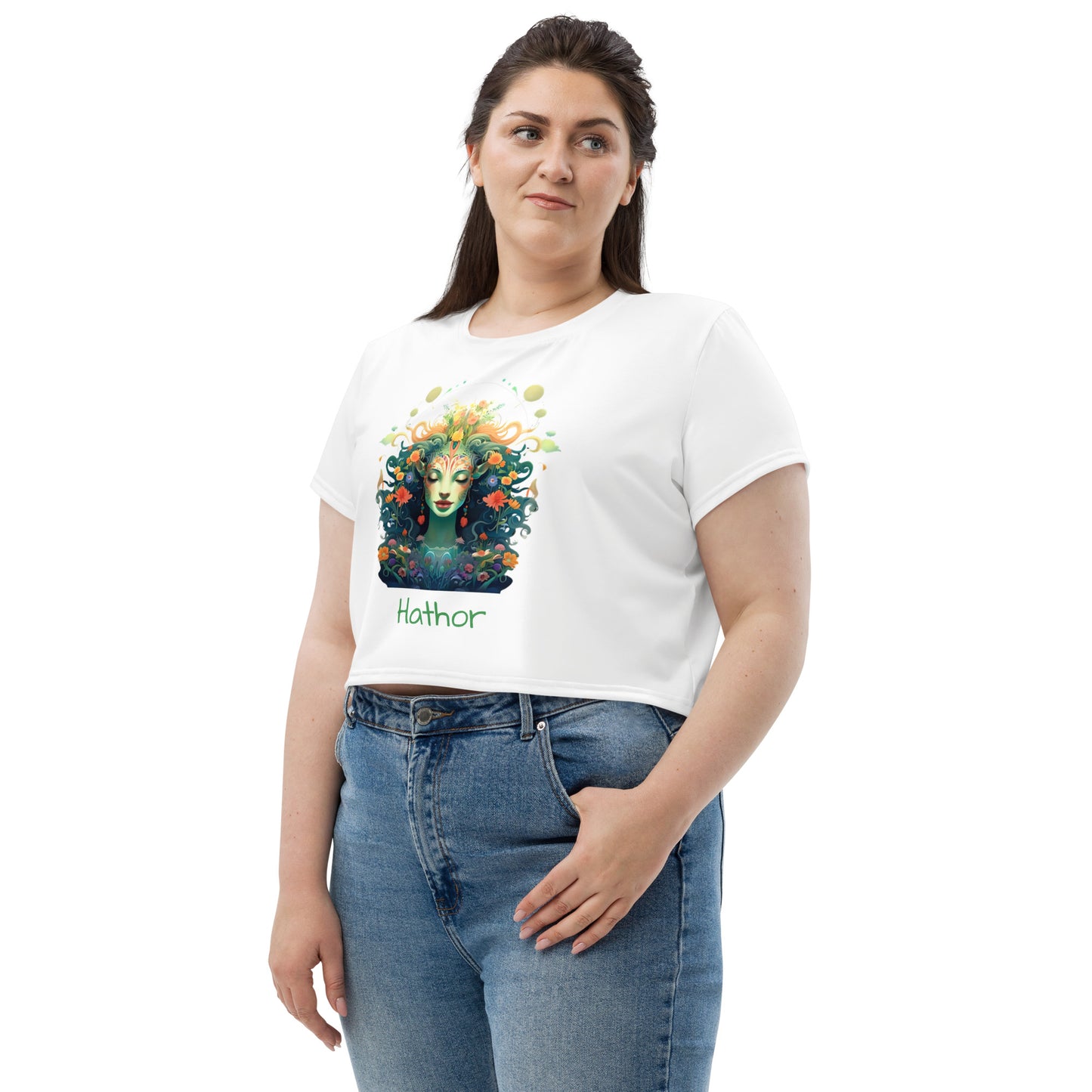 T-shirt Crop-Top : Hathor, déesse de l'amour