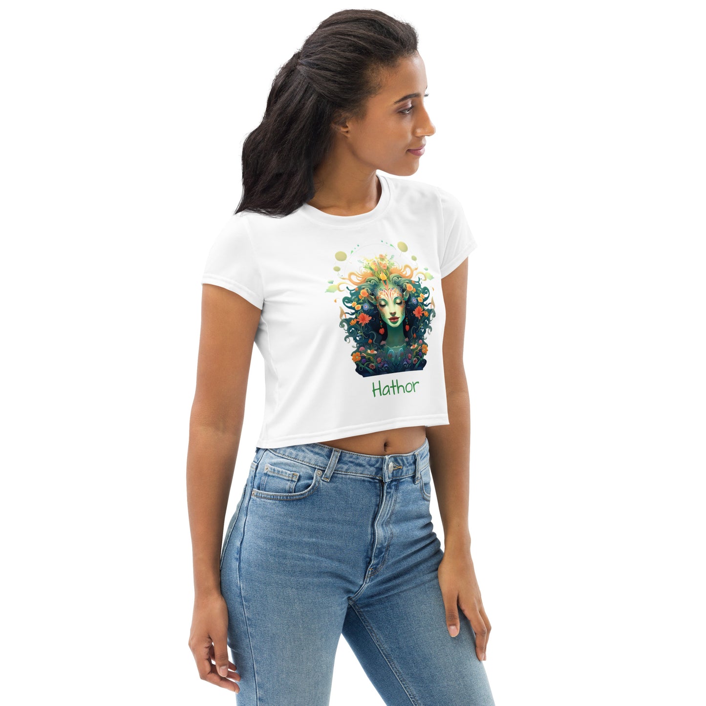 T-shirt Crop-Top : Hathor, déesse de l'amour