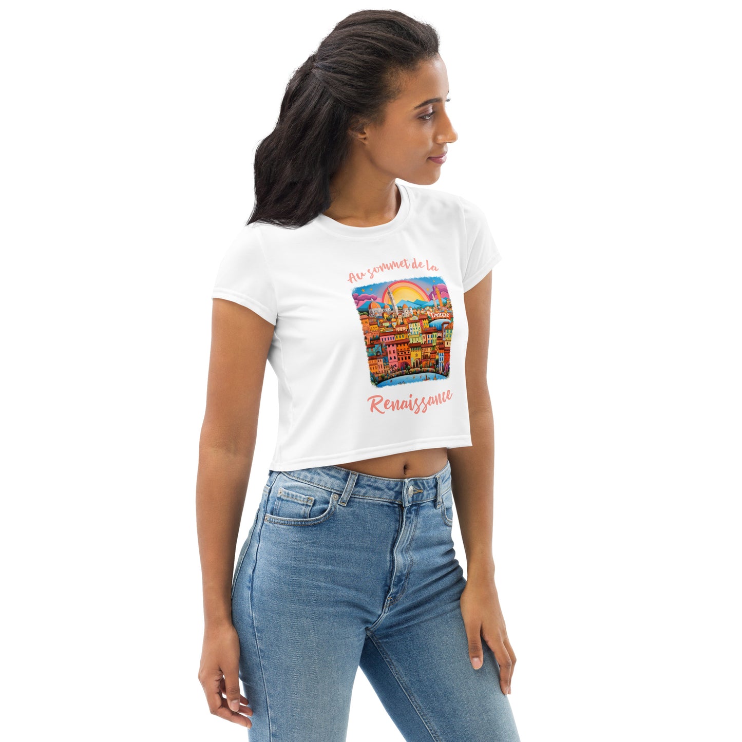 T-shirt Crop-Top : Au sommet de la Renaissance