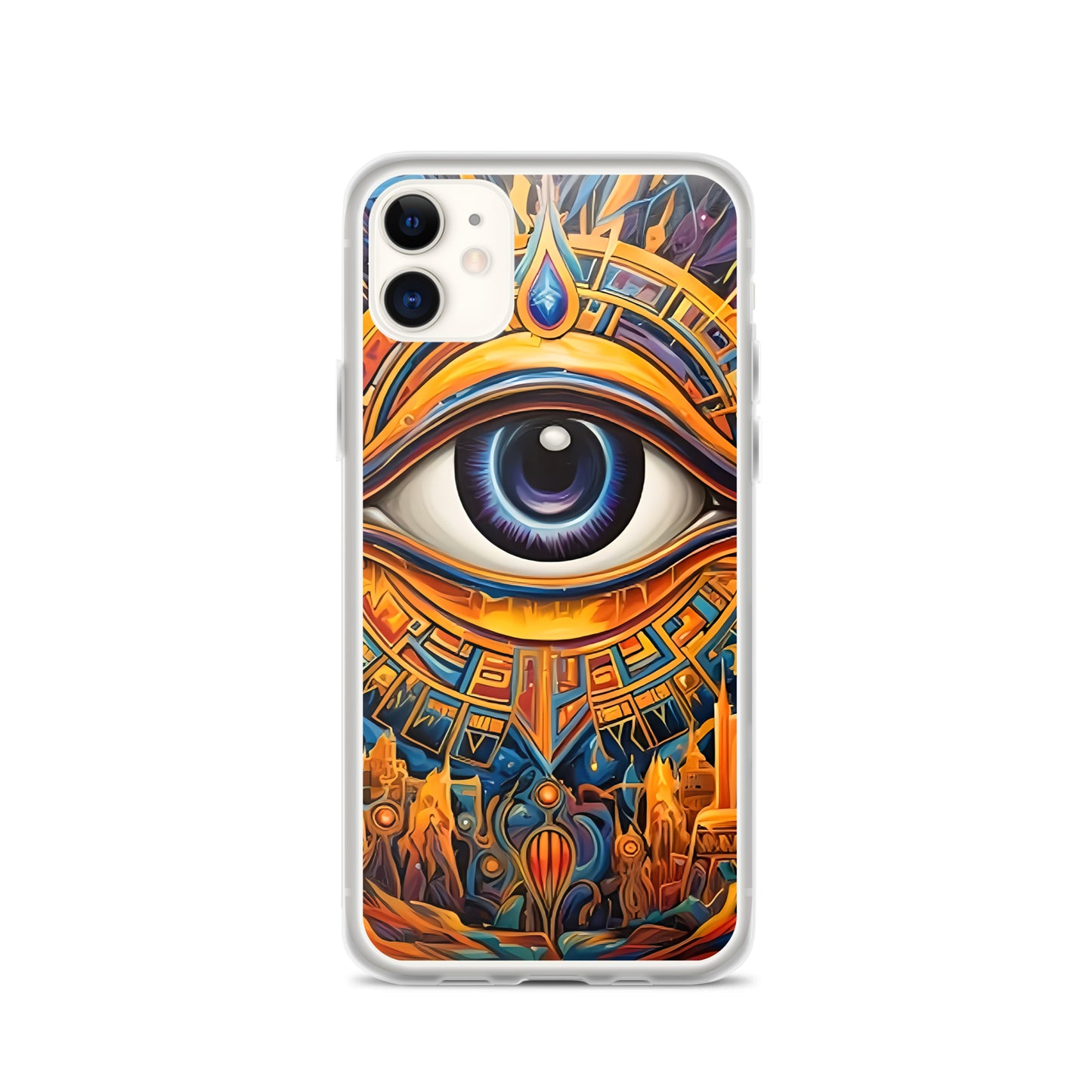 Coque d'iPhone® rigide : L'oeil d'Horus, guérison et protection