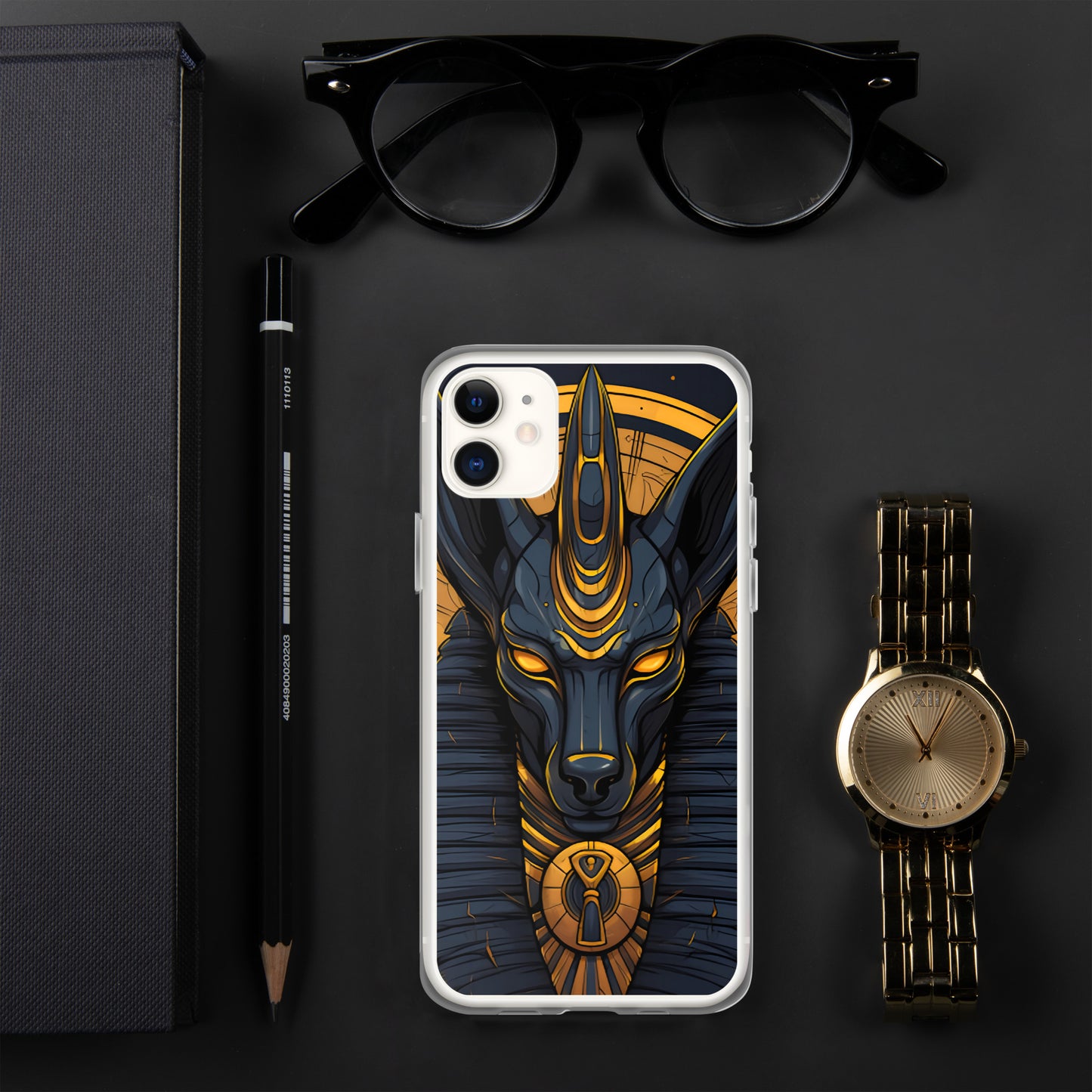 Coque pour iPhone® : Anubis, dieu de la mort et de la renaissance