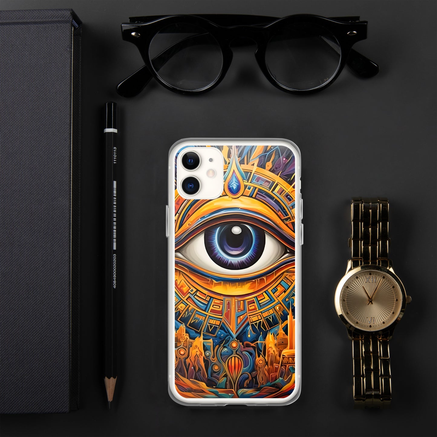 Coque pour iPhone® : L'oeil d'Horus, guérison et protection