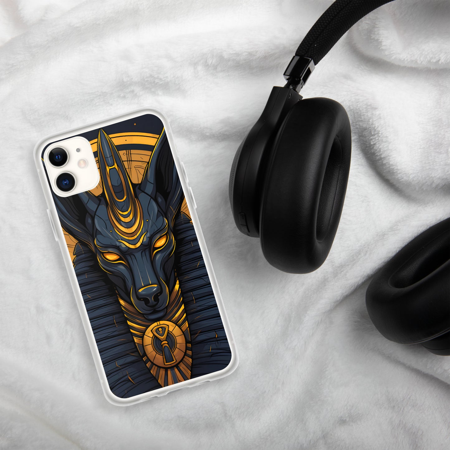 Coque pour iPhone® : Anubis, dieu de la mort et de la renaissance