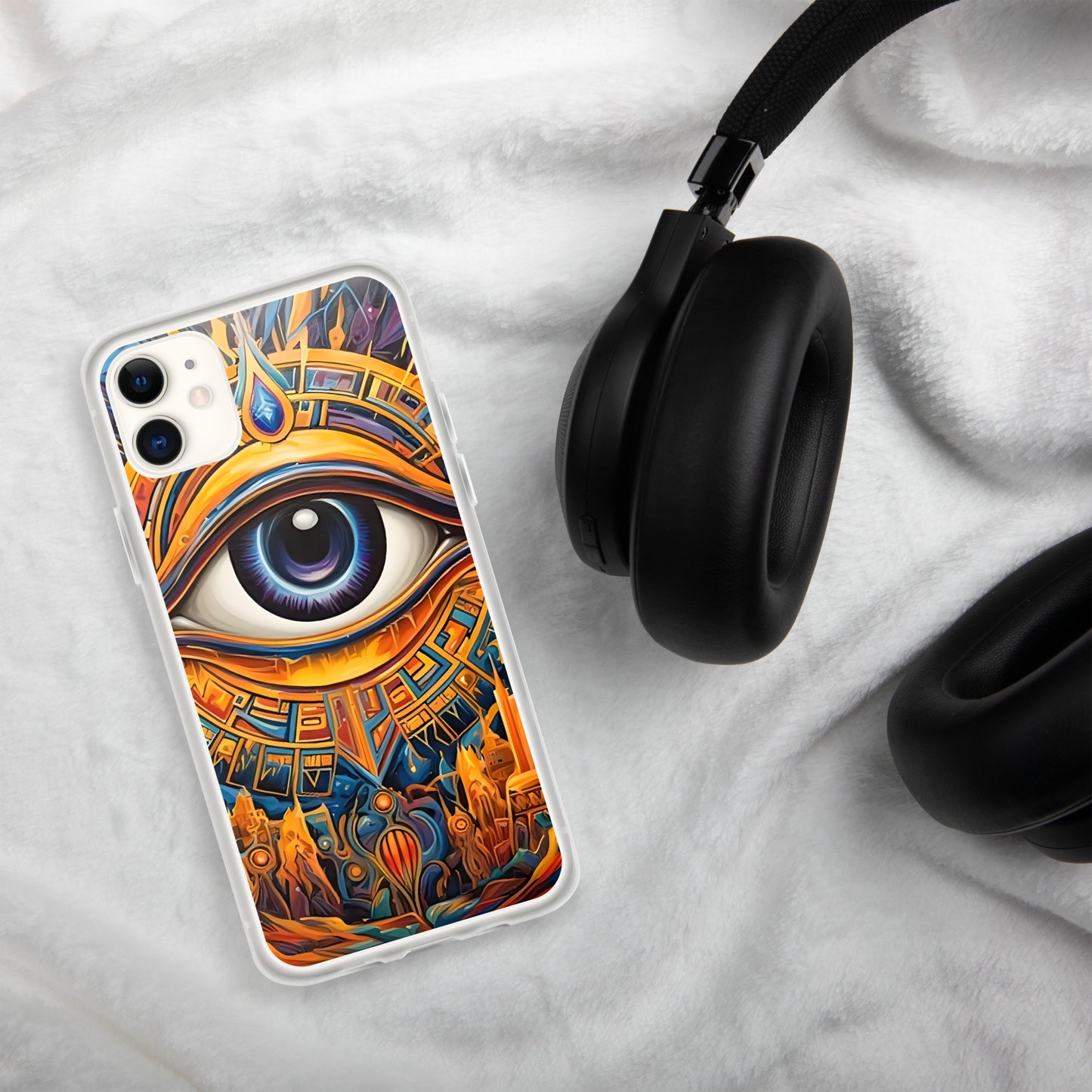 Coque pour iPhone® : L'oeil d'Horus, guérison et protection