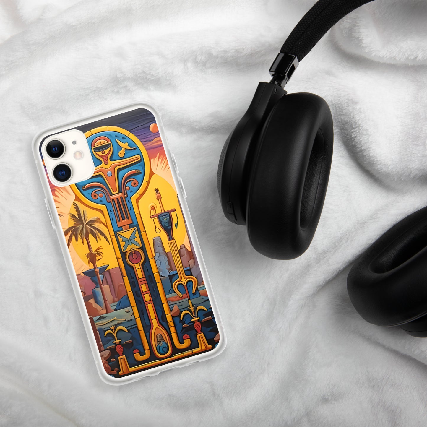 Coque pour iPhone® : La croix d'Ankh, symbole de vie éternelle