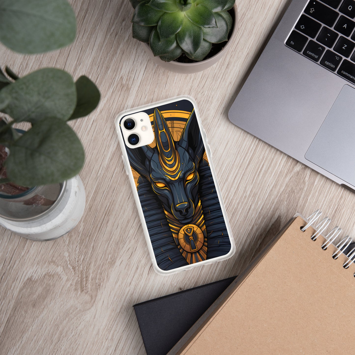 Coque pour iPhone® : Anubis, dieu de la mort et de la renaissance