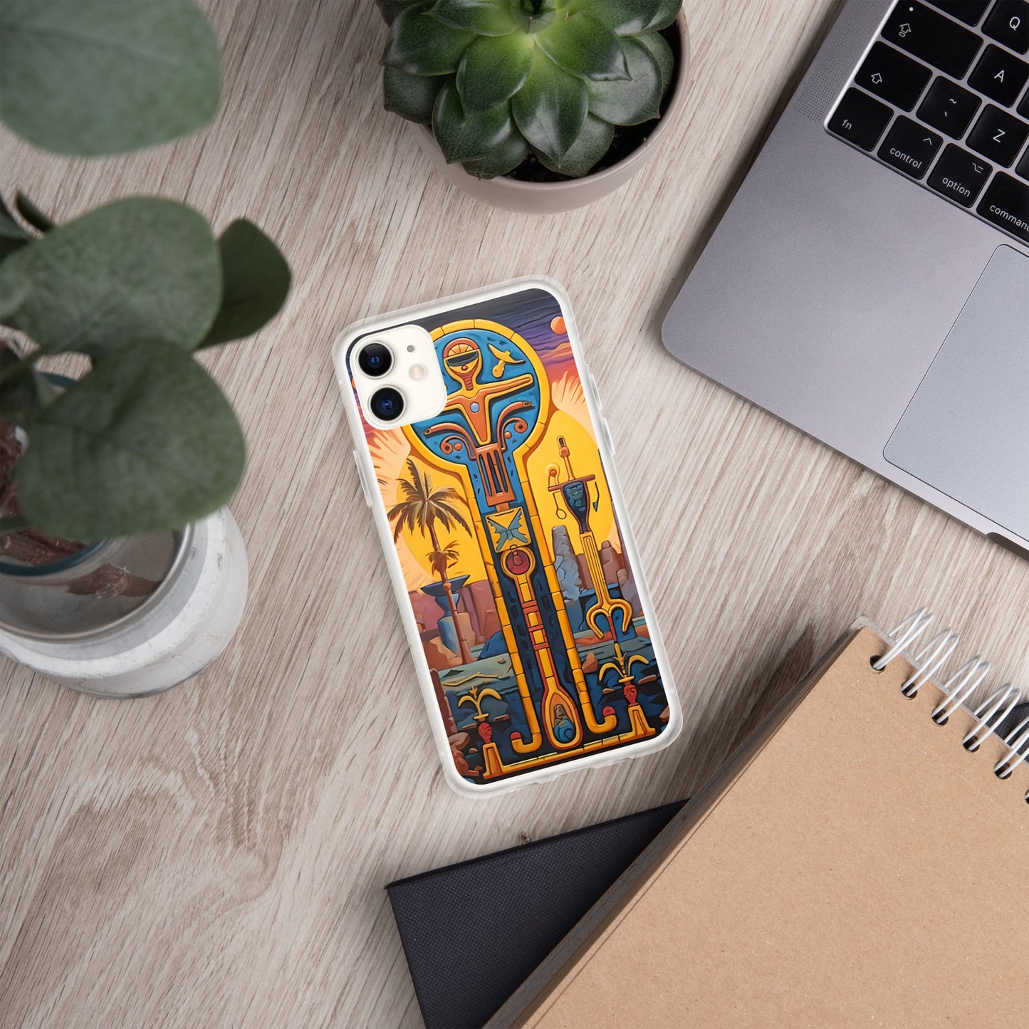 Coque pour iPhone® : La croix d'Ankh, symbole de vie éternelle