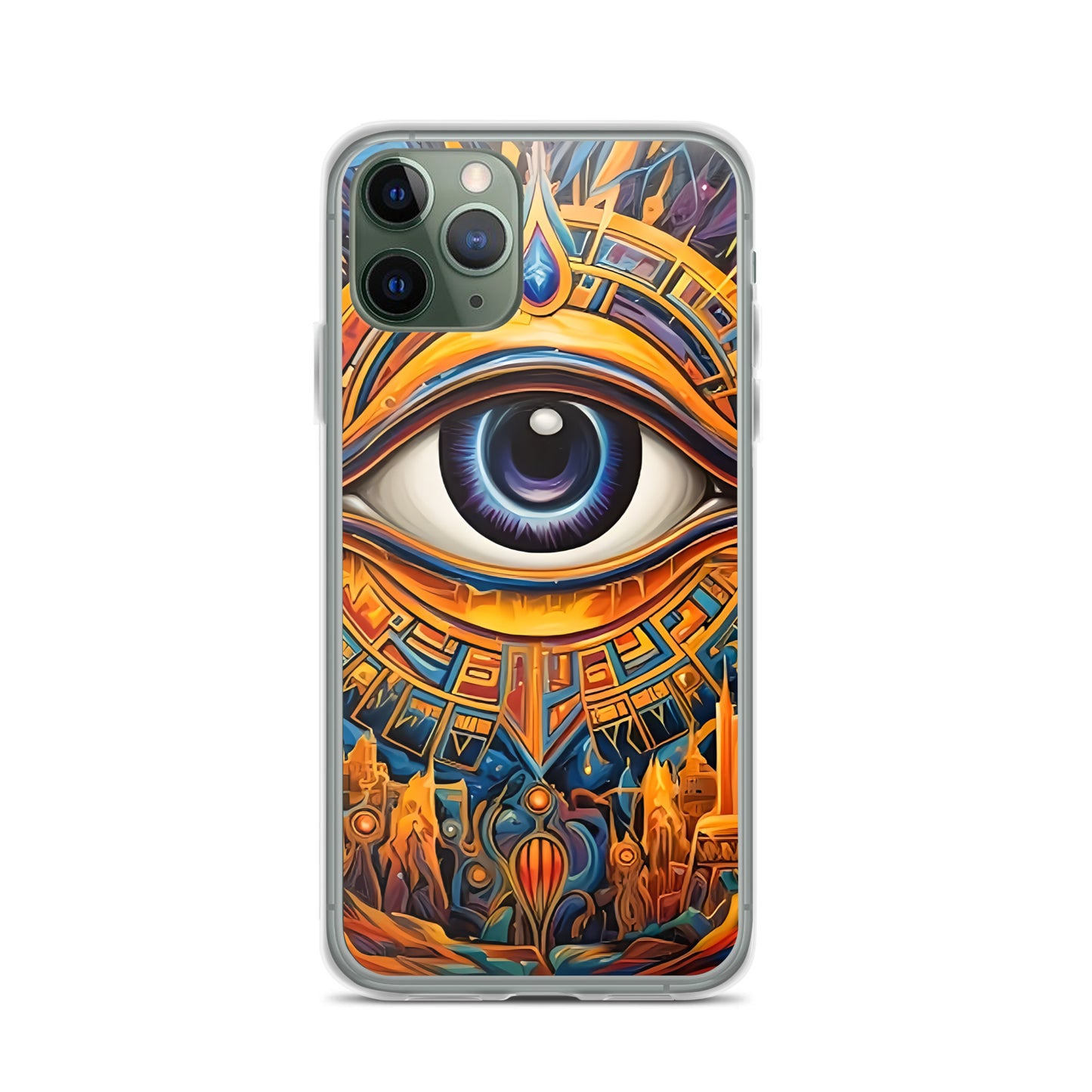 Coque d'iPhone® rigide : L'oeil d'Horus, guérison et protection