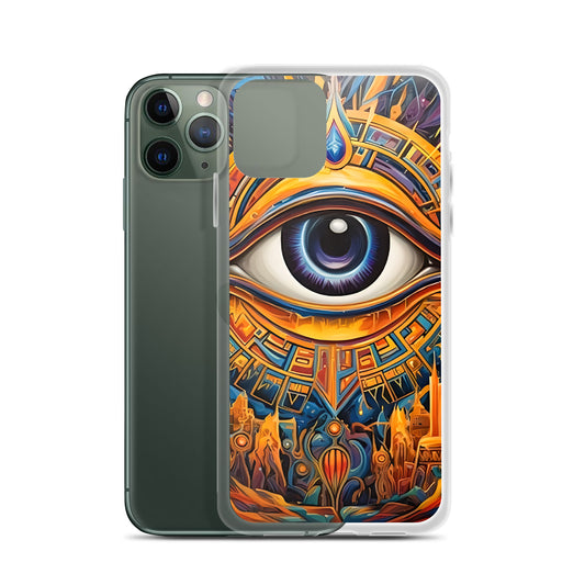 Coque d'iPhone® rigide : L'oeil d'Horus, guérison et protection