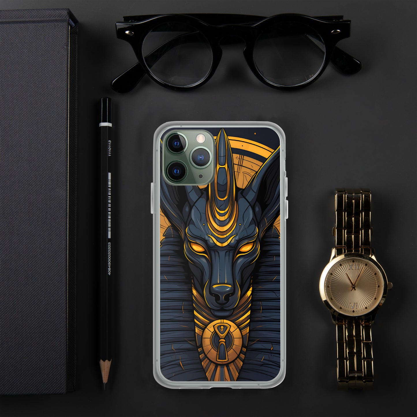 Coque pour iPhone® : Anubis, dieu de la mort et de la renaissance