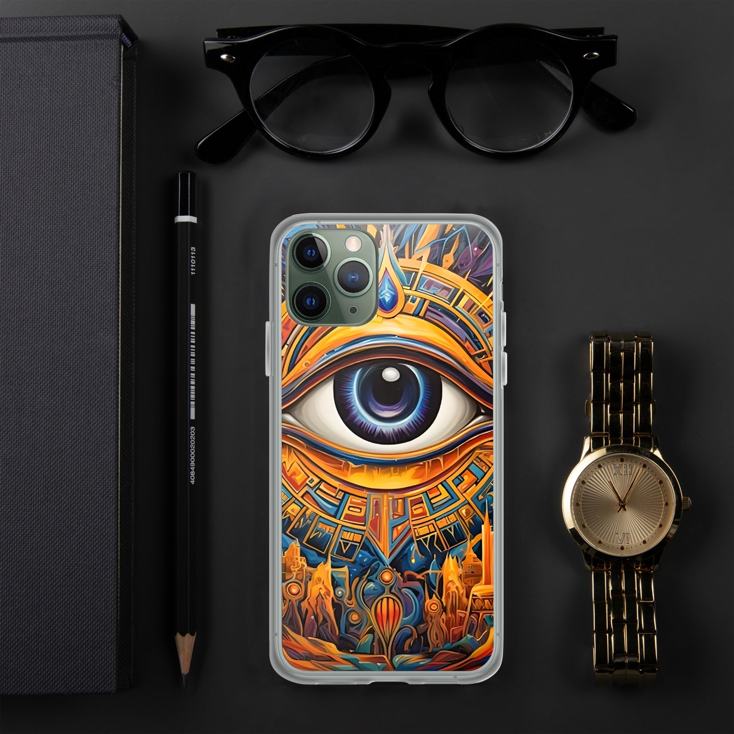 Coque pour iPhone® : L'oeil d'Horus, guérison et protection