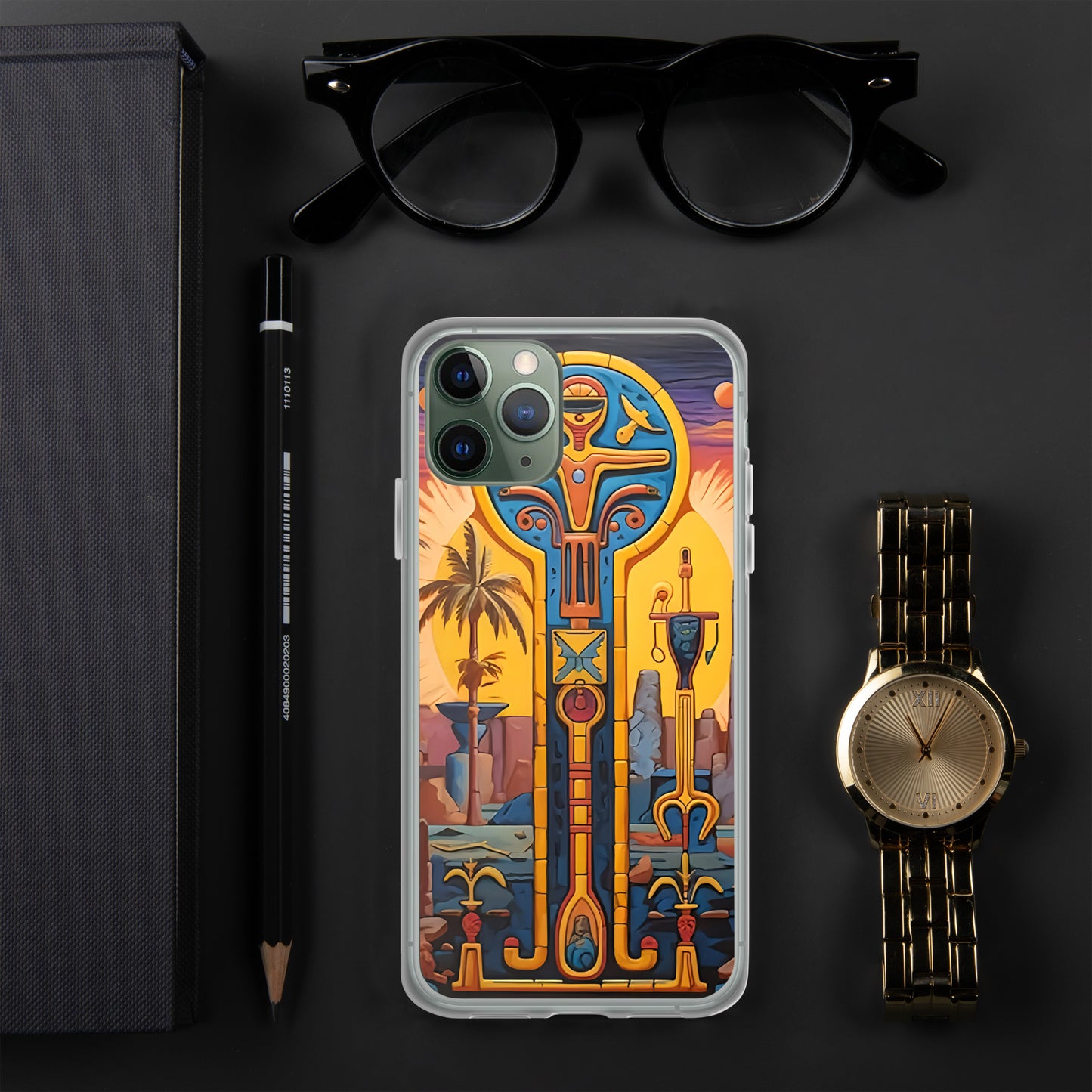 Coque pour iPhone® : La croix d'Ankh, symbole de vie éternelle