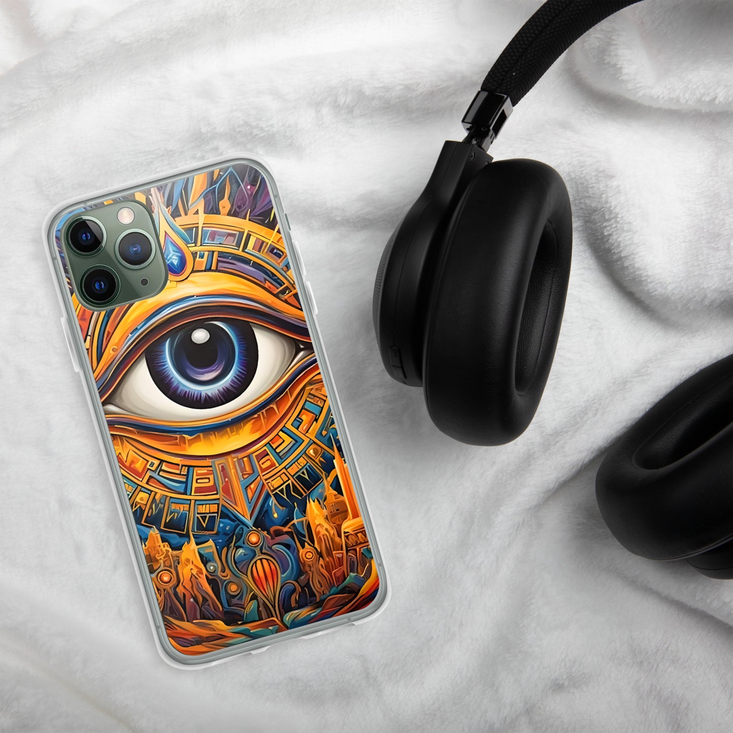 Coque pour iPhone® : L'oeil d'Horus, guérison et protection