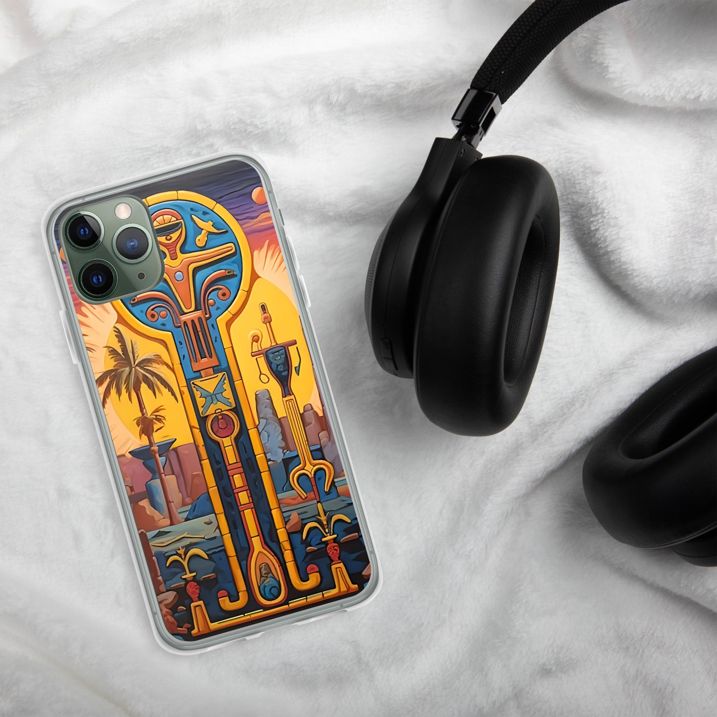 Coque pour iPhone® : La croix d'Ankh, symbole de vie éternelle