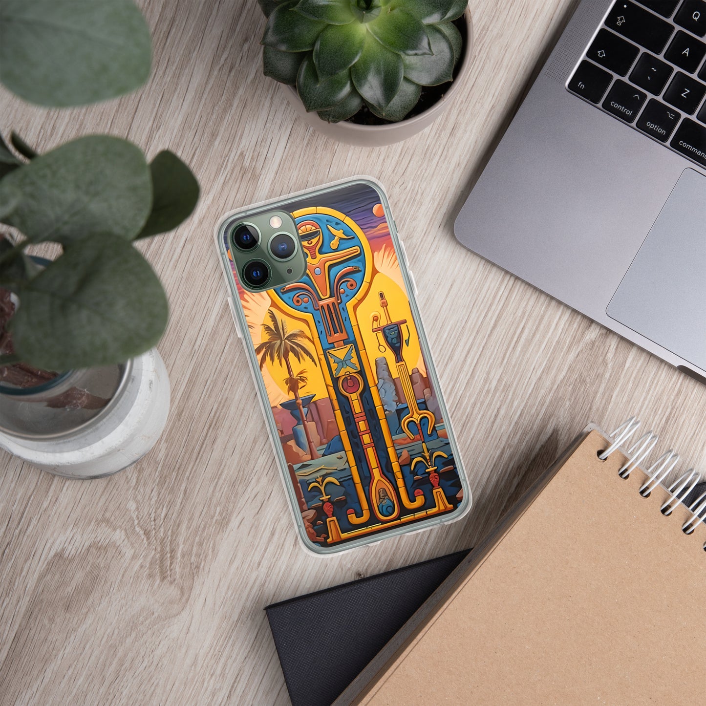 Coque pour iPhone® : La croix d'Ankh, symbole de vie éternelle