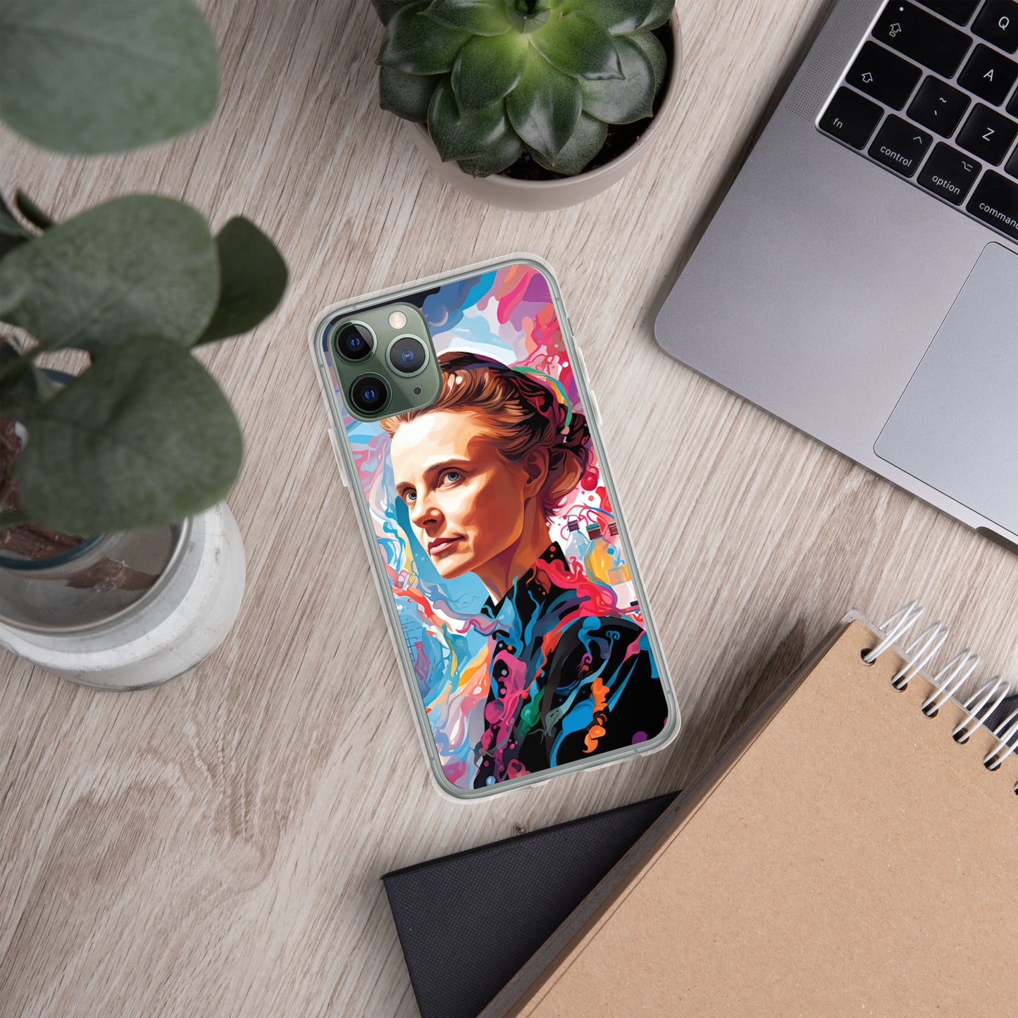 Coque pour iPhone® : Marie Curie, rayonnement scientifique