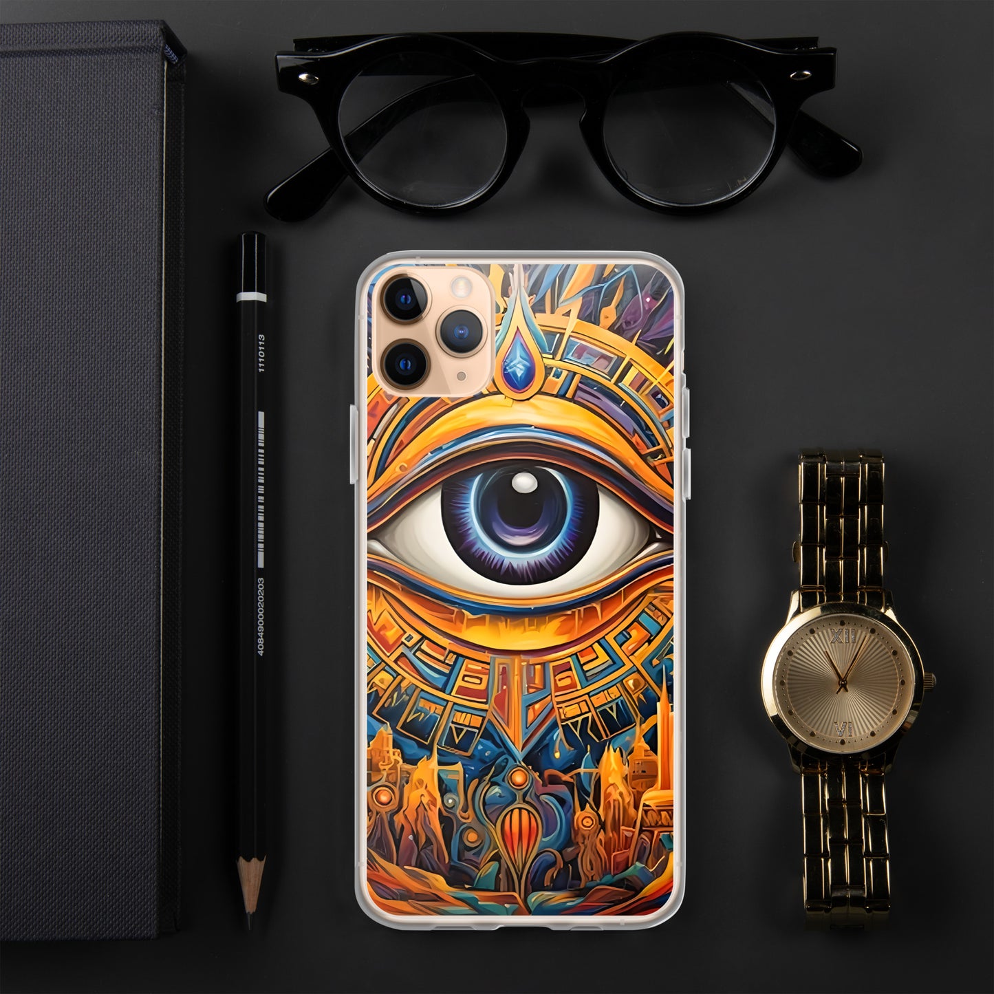 Coque pour iPhone® : L'oeil d'Horus, guérison et protection