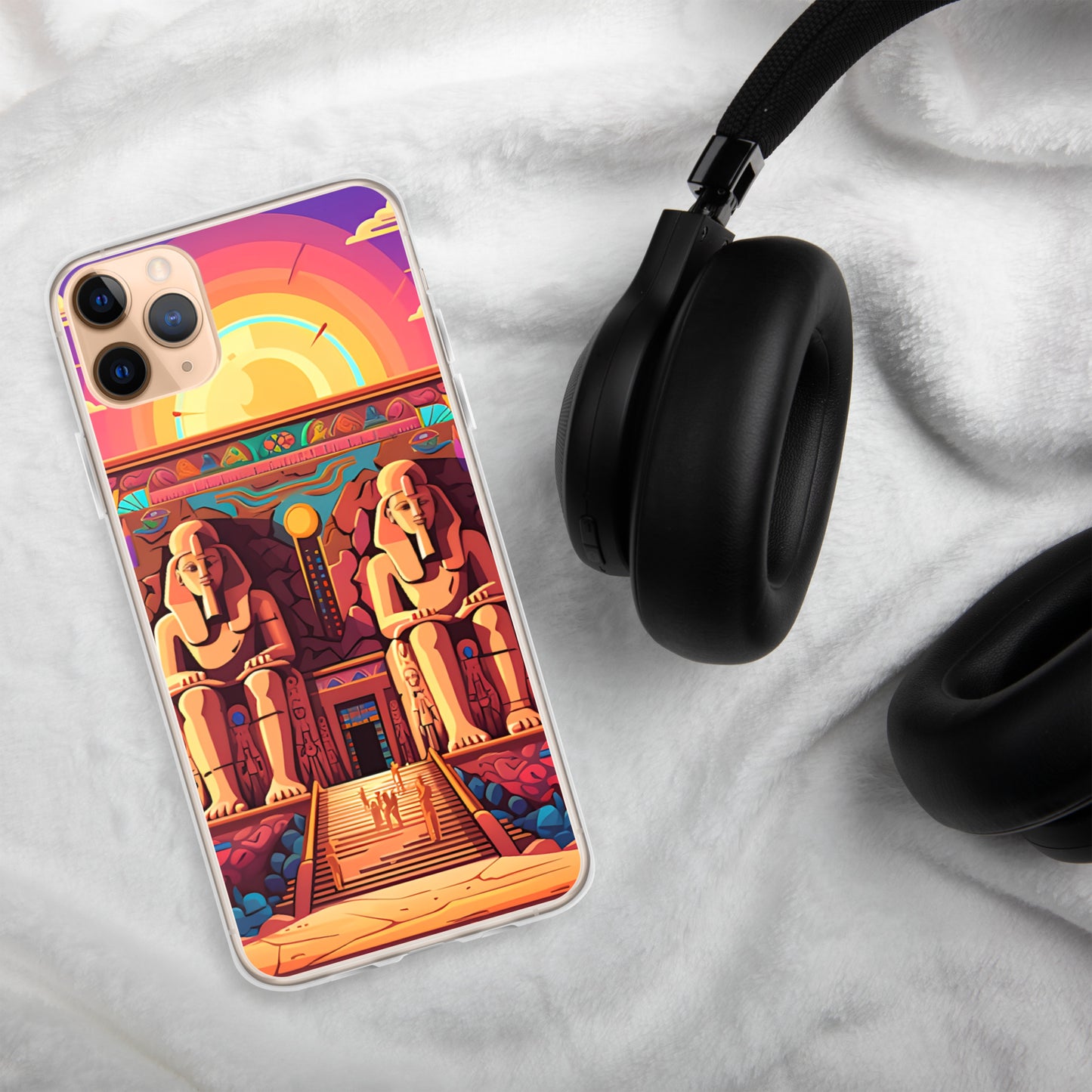 Coque pour iPhone® : Abu Simbel, alignement astronomique