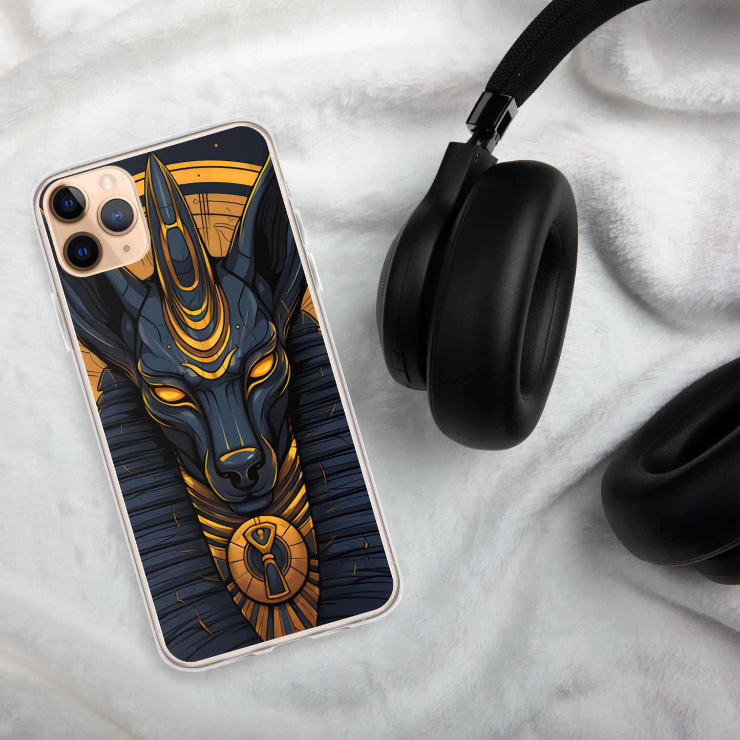 Coque pour iPhone® : Anubis, dieu de la mort et de la renaissance