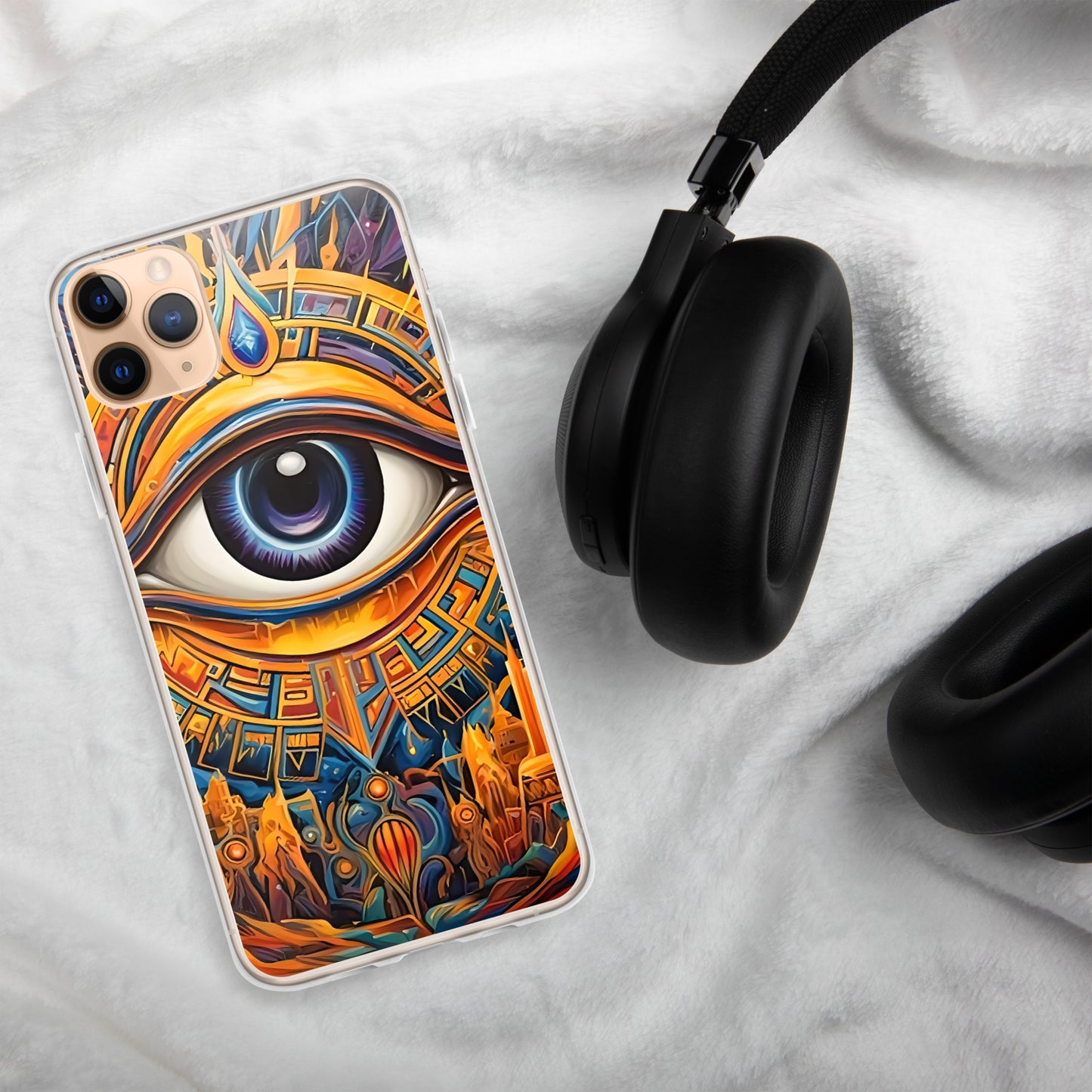 Coque pour iPhone® : L'oeil d'Horus, guérison et protection