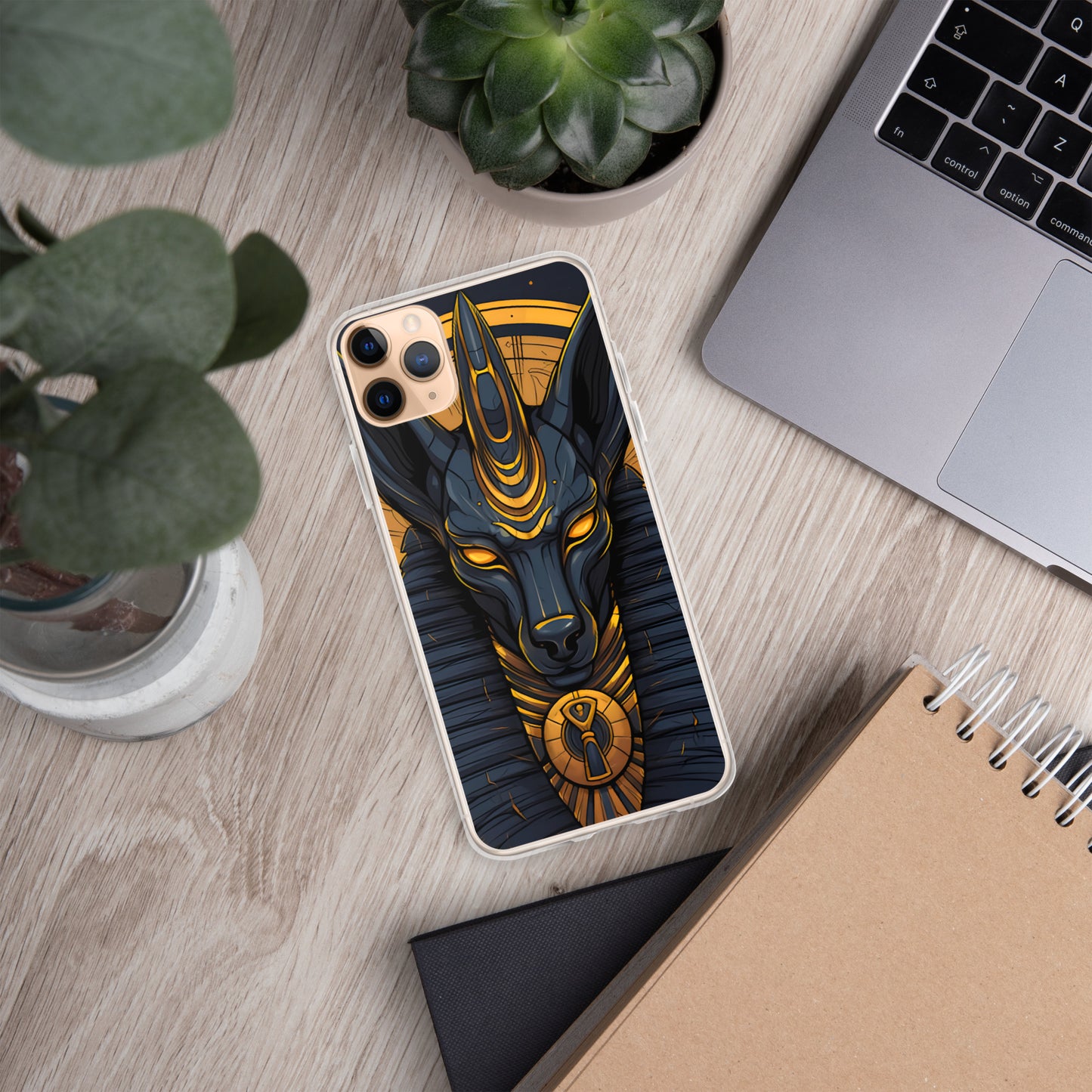 Coque pour iPhone® : Anubis, dieu de la mort et de la renaissance