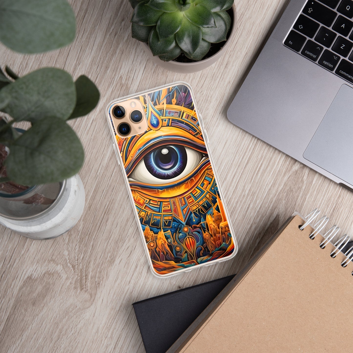 Coque pour iPhone® : L'oeil d'Horus, guérison et protection