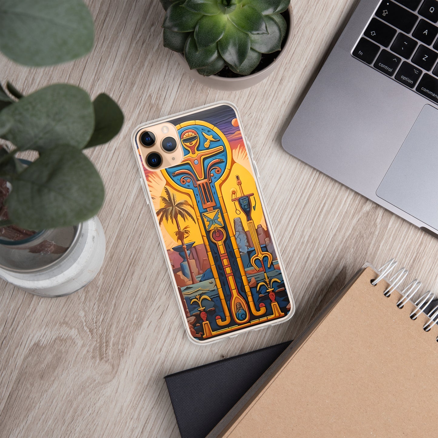 Coque pour iPhone® : La croix d'Ankh, symbole de vie éternelle