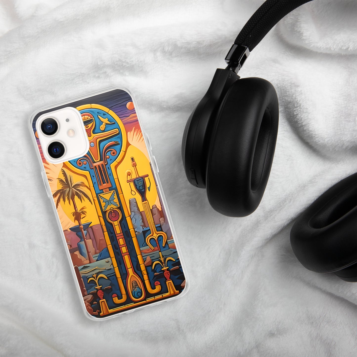 Coque pour iPhone® : La croix d'Ankh, symbole de vie éternelle