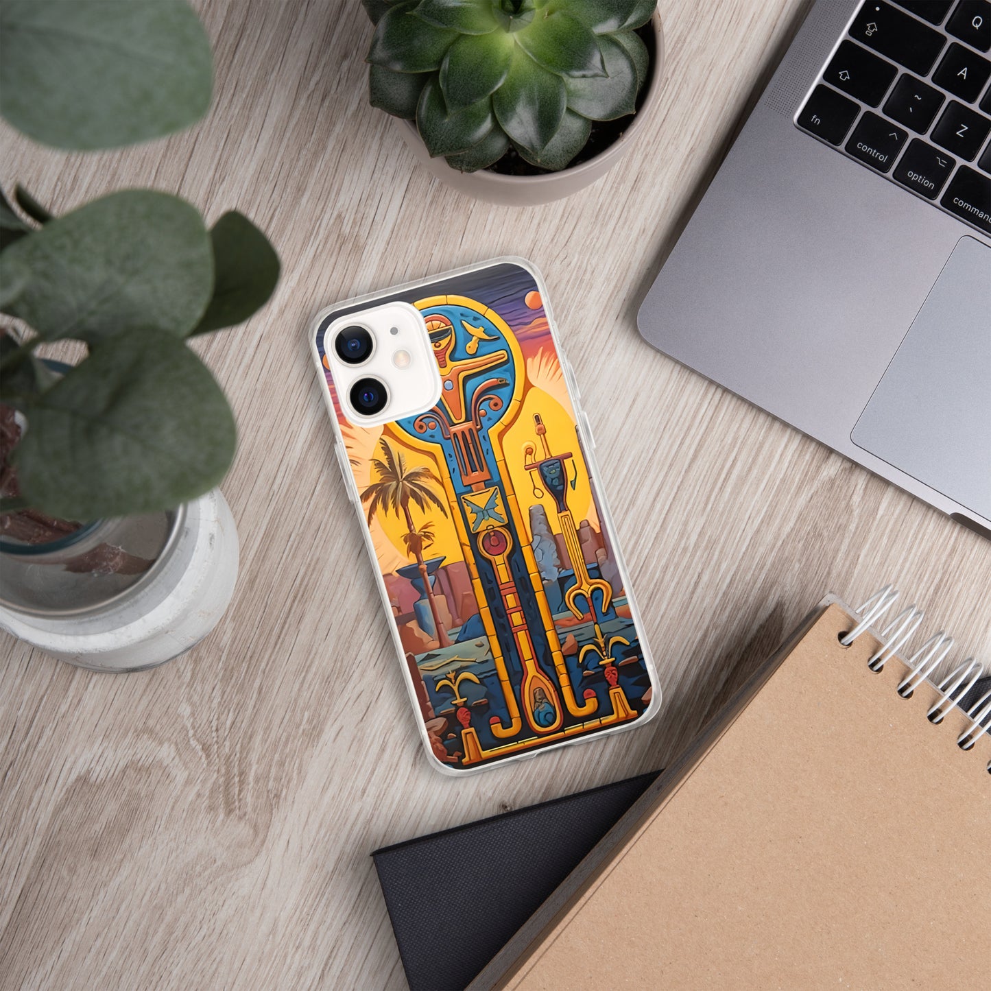 Coque pour iPhone® : La croix d'Ankh, symbole de vie éternelle