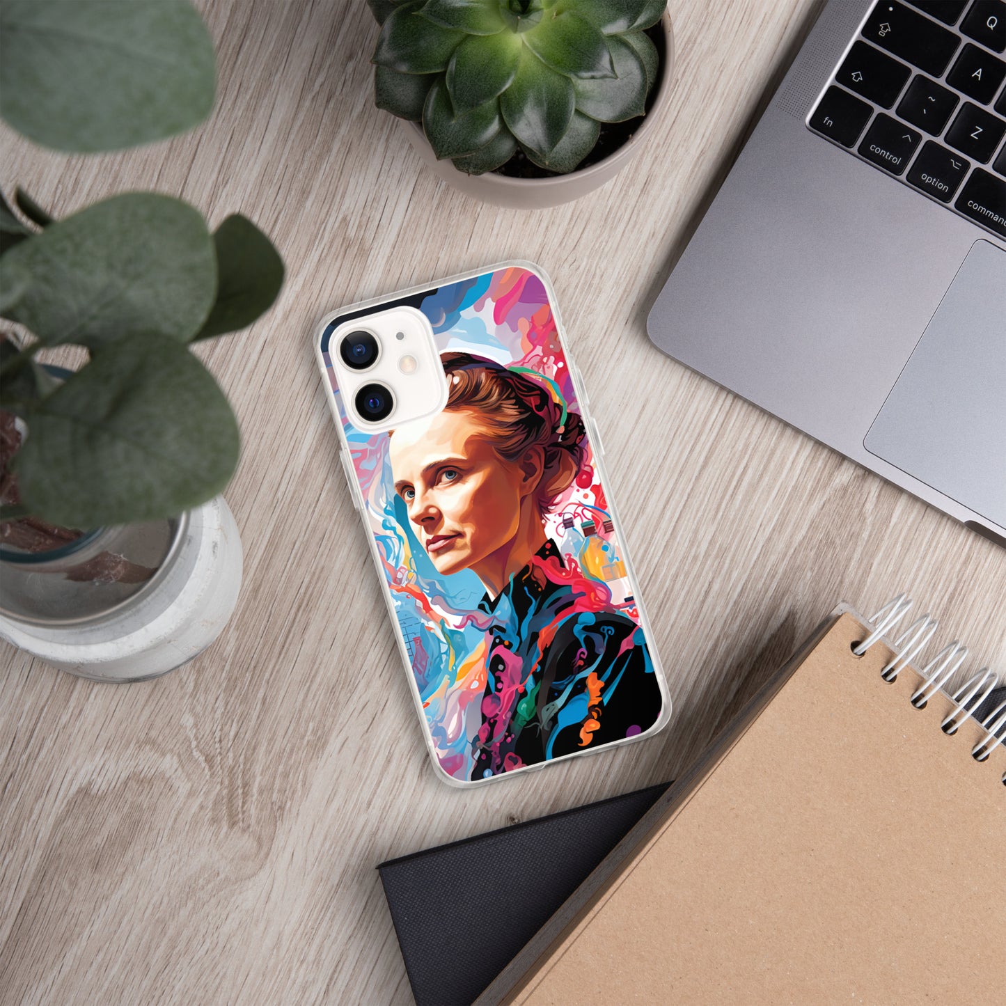 Coque pour iPhone® : Marie Curie, rayonnement scientifique