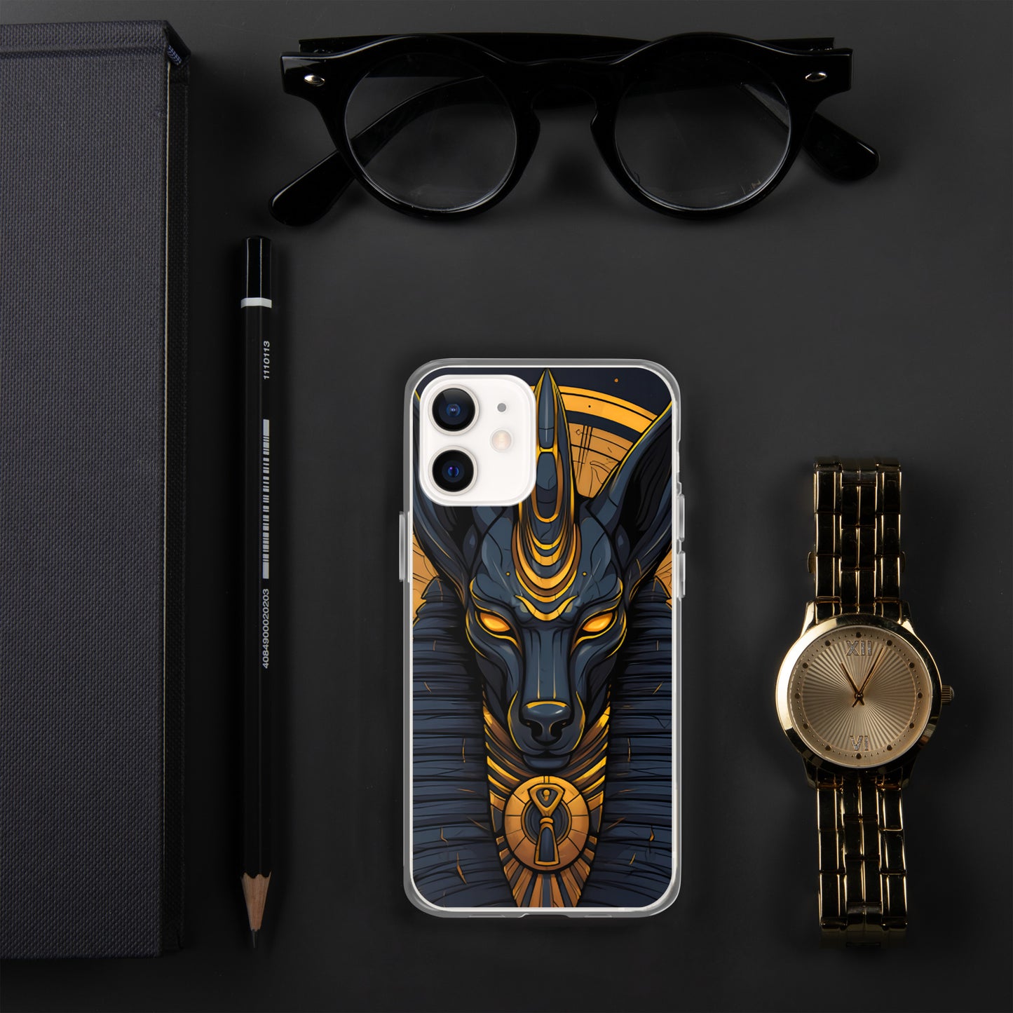 Coque pour iPhone® : Anubis, dieu de la mort et de la renaissance