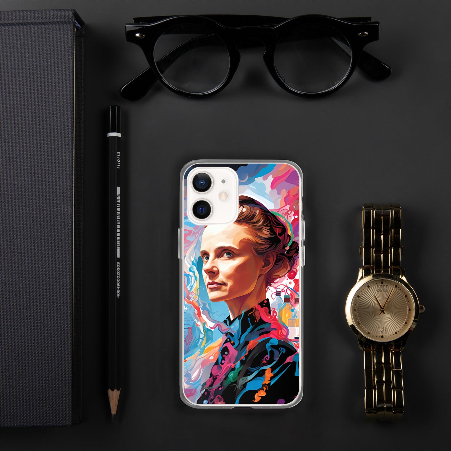 Coque pour iPhone® : Marie Curie, rayonnement scientifique