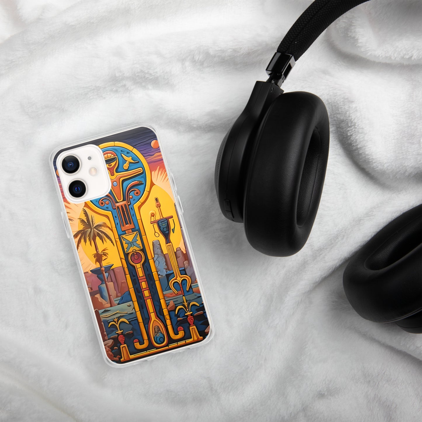 Coque pour iPhone® : La croix d'Ankh, symbole de vie éternelle