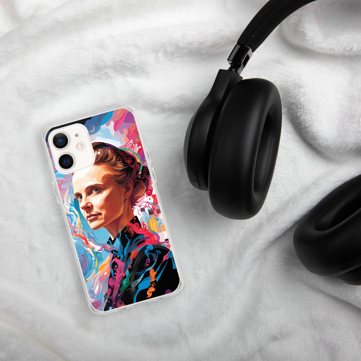 Coque pour iPhone® : Marie Curie, rayonnement scientifique