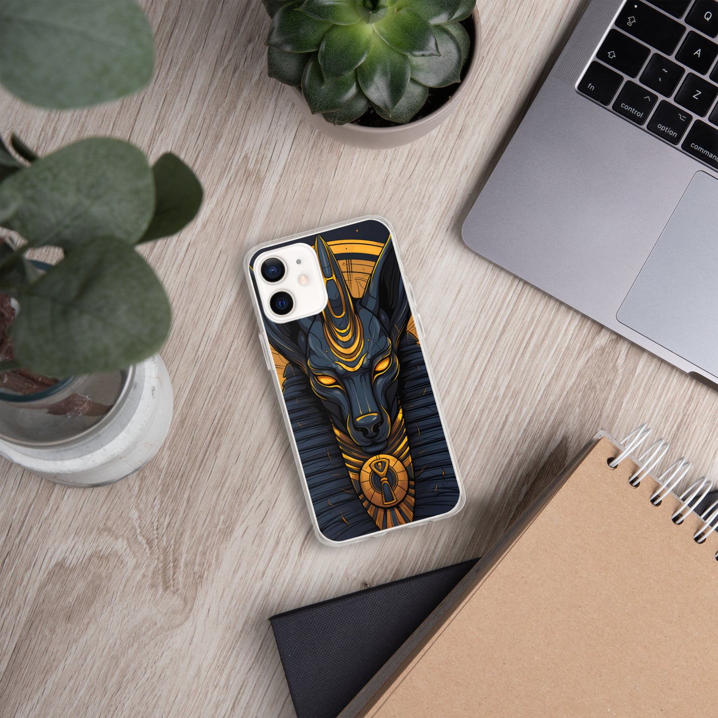 Coque pour iPhone® : Anubis, dieu de la mort et de la renaissance