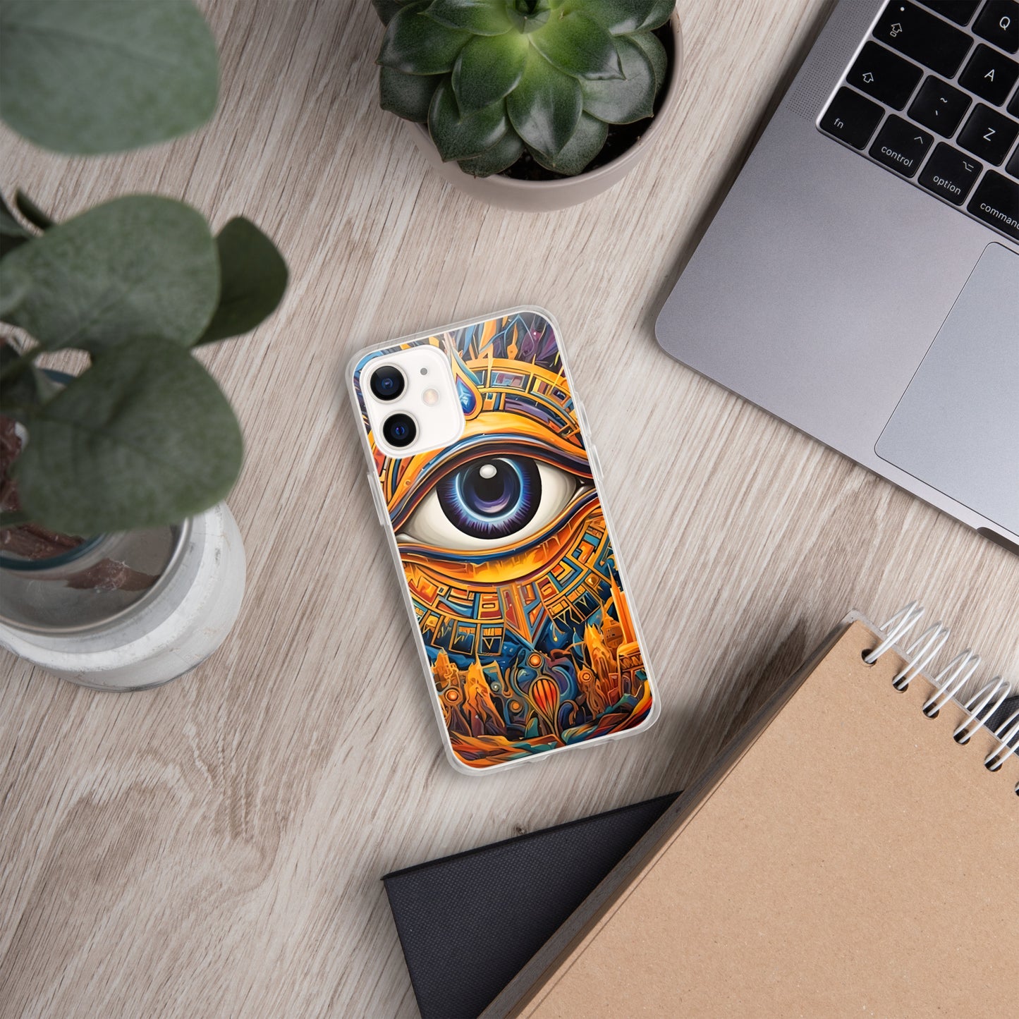 Coque pour iPhone® : L'oeil d'Horus, guérison et protection