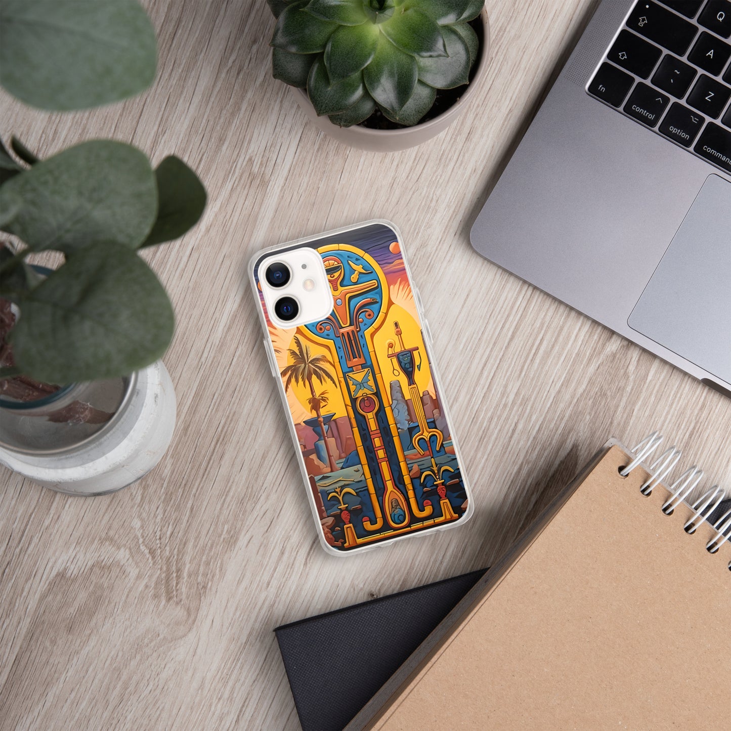 Coque pour iPhone® : La croix d'Ankh, symbole de vie éternelle