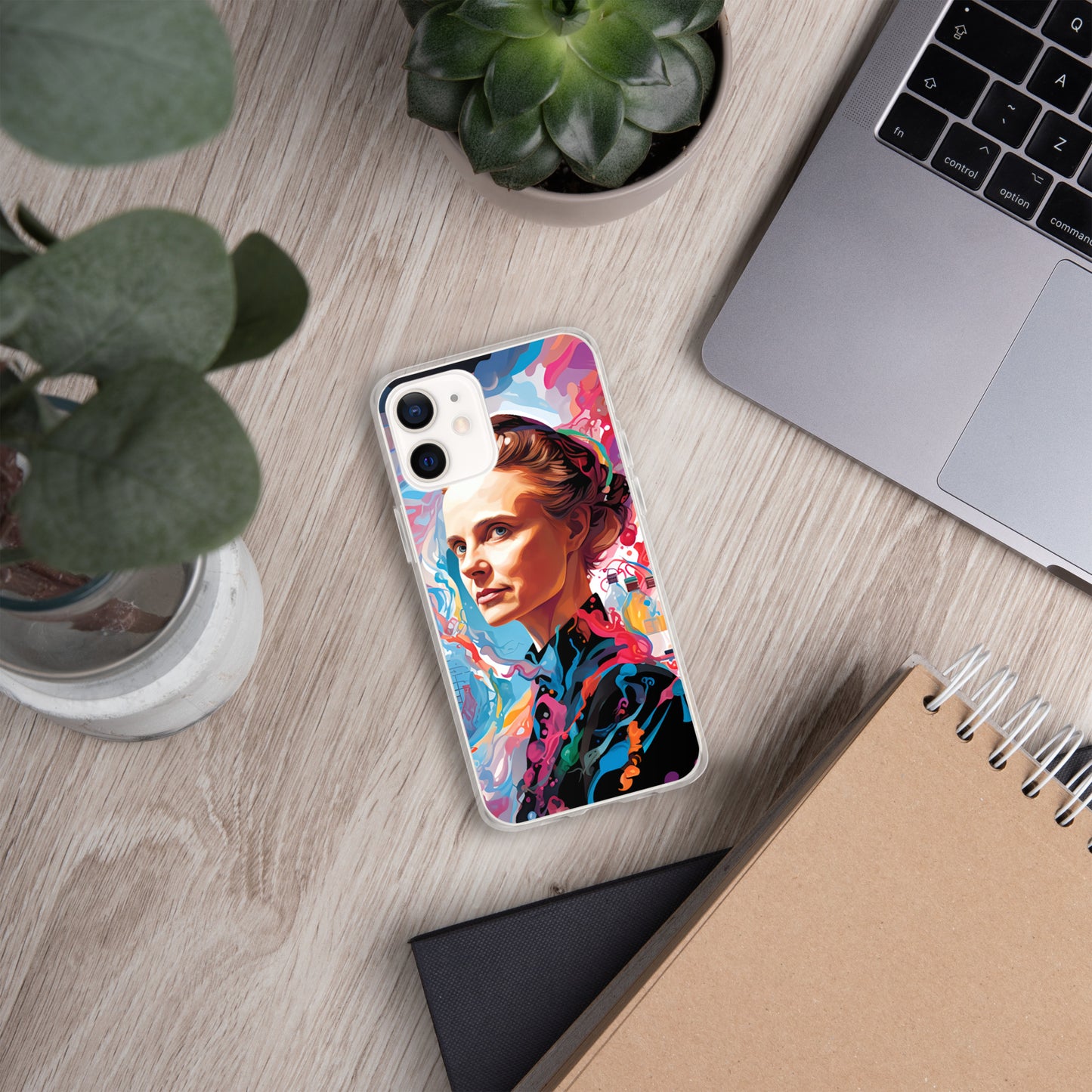 Coque pour iPhone® : Marie Curie, rayonnement scientifique