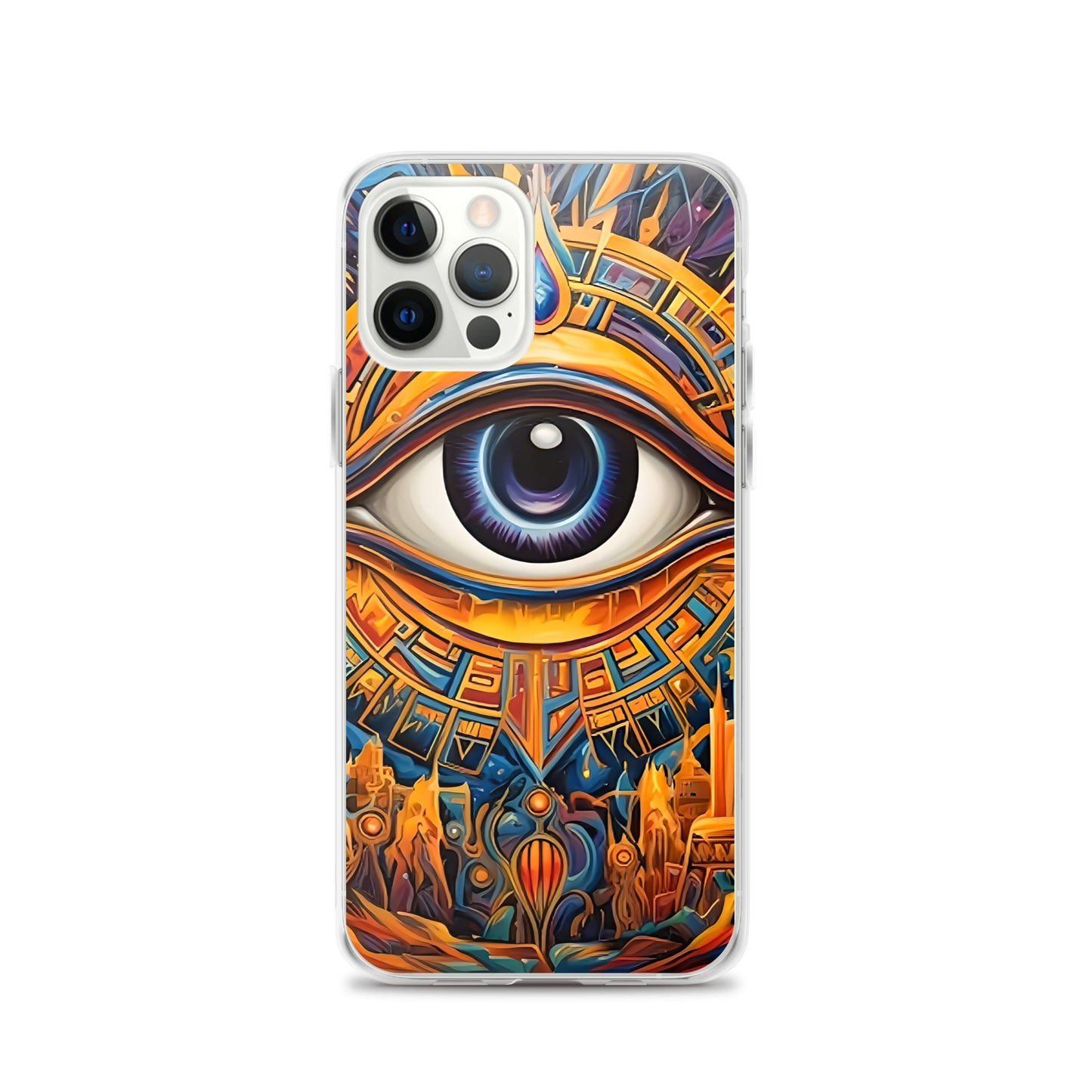 Coque d'iPhone® rigide : L'oeil d'Horus, guérison et protection