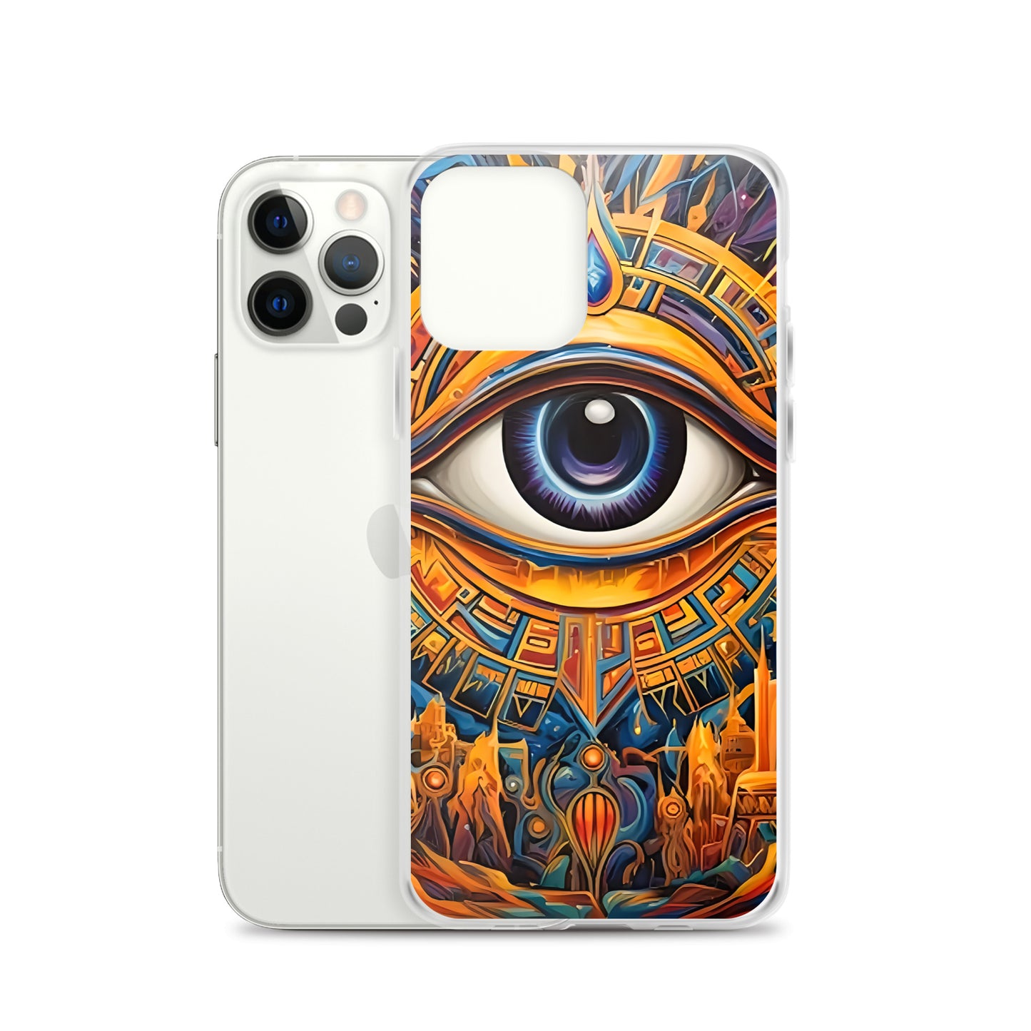 Coque d'iPhone® rigide : L'oeil d'Horus, guérison et protection