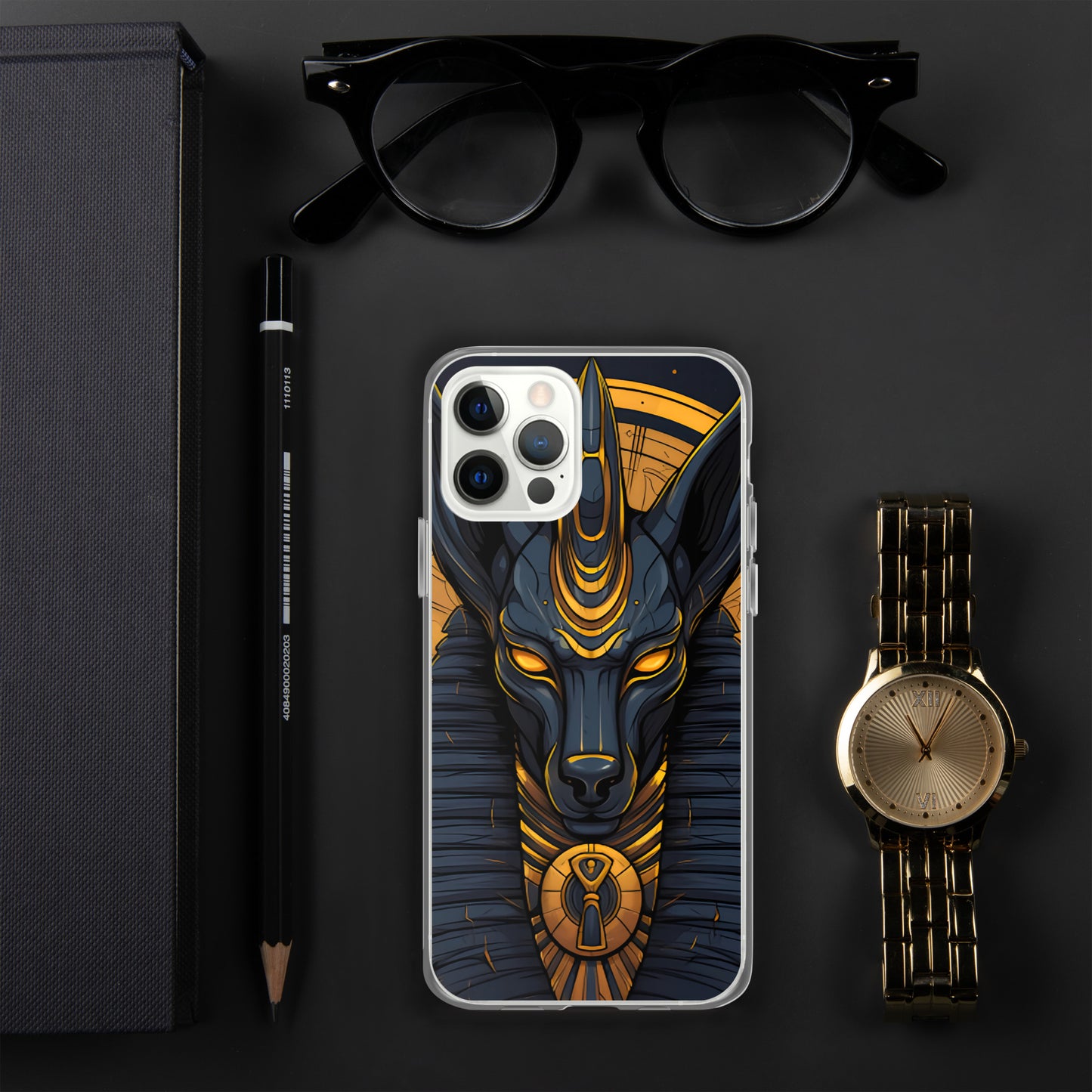 Coque pour iPhone® : Anubis, dieu de la mort et de la renaissance