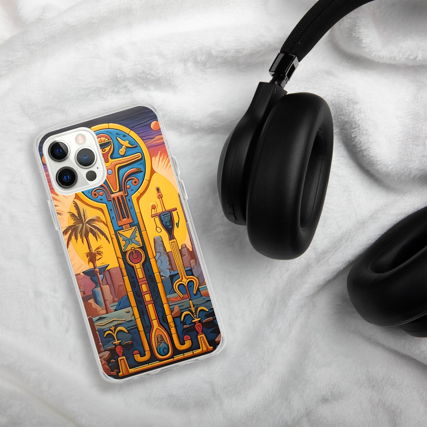 Coque pour iPhone® : La croix d'Ankh, symbole de vie éternelle