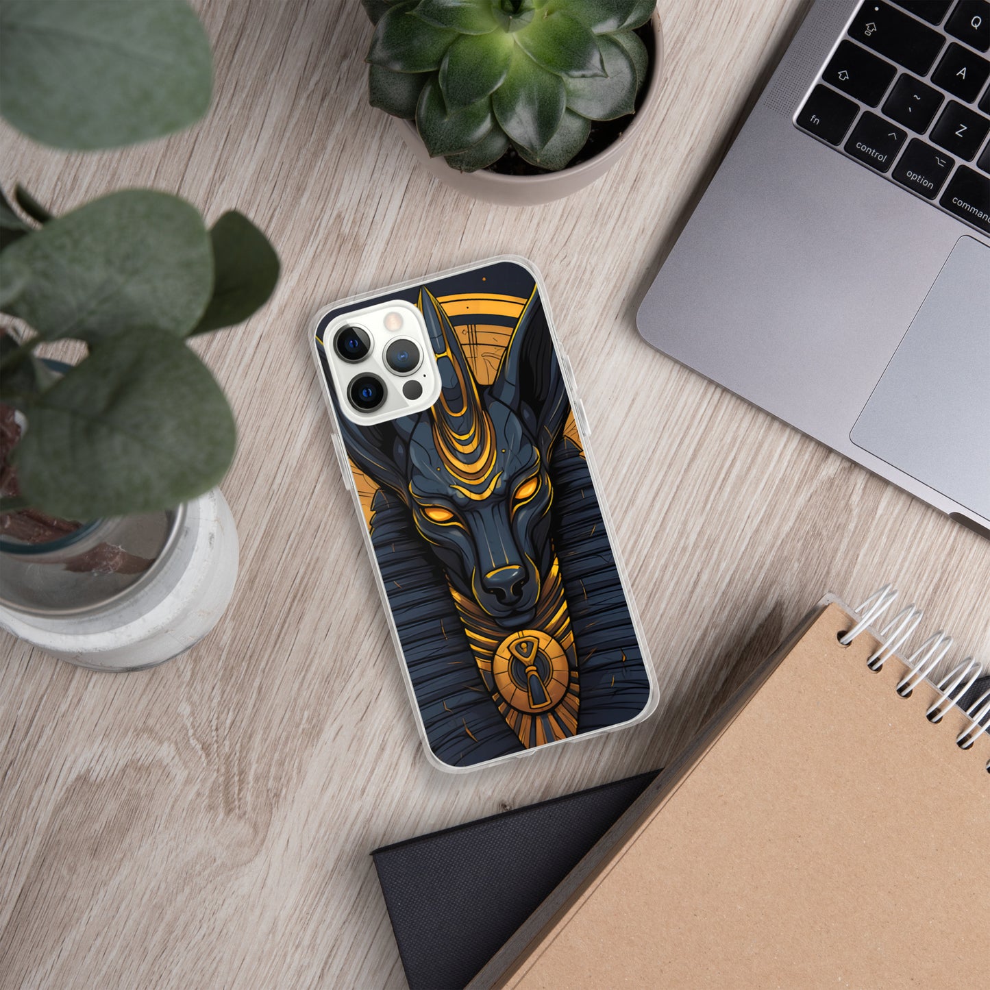 Coque pour iPhone® : Anubis, dieu de la mort et de la renaissance